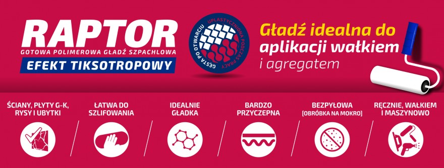 Gotowa gładź Raptor